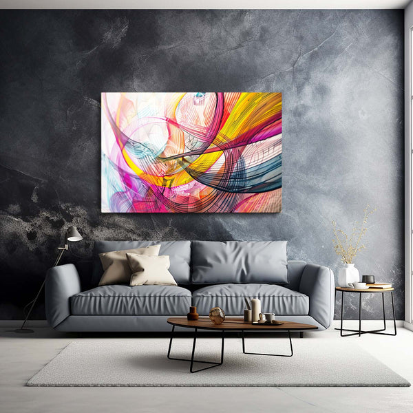 Radiant Swirl Abstract Art | MusaArtGallery™