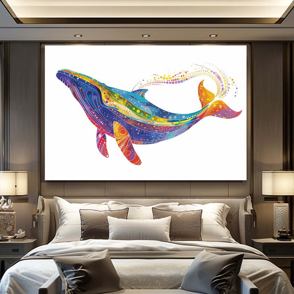 Radiant Symphony Whale Art