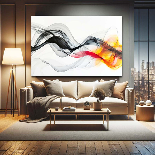 Radiant Waves Abstract Art | MusaArtGallery™