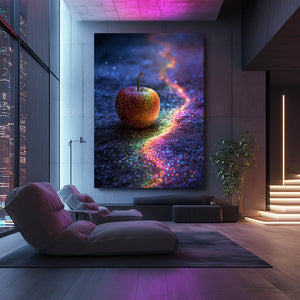 Rainbow Apple Art