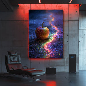 Rainbow Apple Art