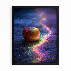Rainbow Apple Art