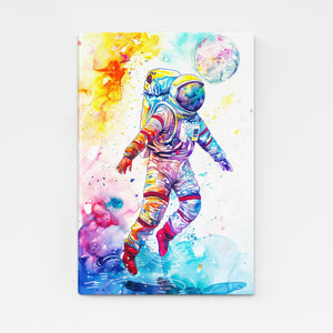 Rainbow Astronaut Art  | MusaArtGallery™