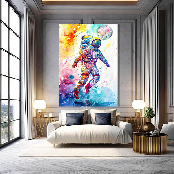 Rainbow Astronaut Art  | MusaArtGallery™