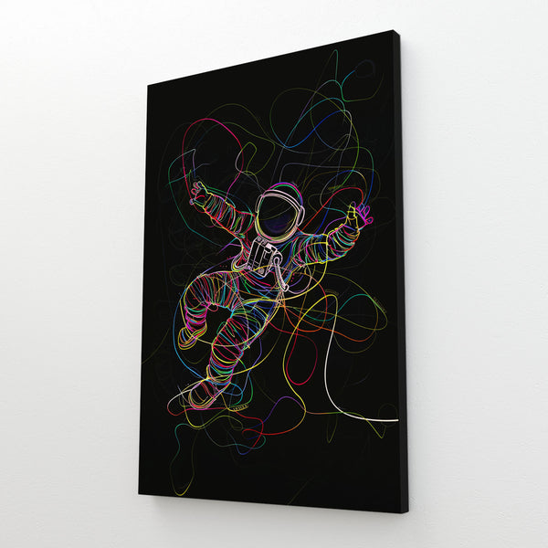 Rainbow Astronaut Wall Art | MusaArtGallery™