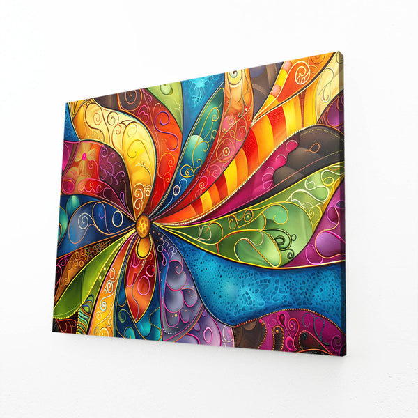 Rainbow Bloom Mexican Wall Art | MusaArtGallery™