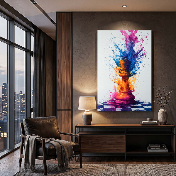 Rainbow Chess Digital Art