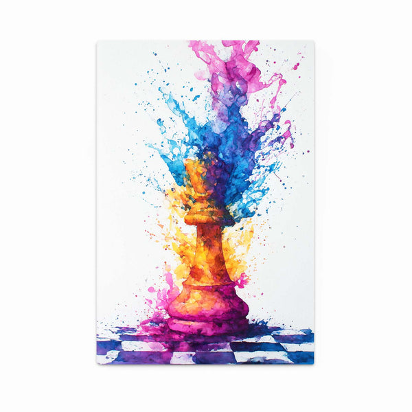 Rainbow Chess Digital Art