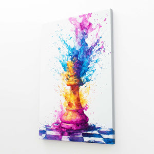 Rainbow Chess Digital Art