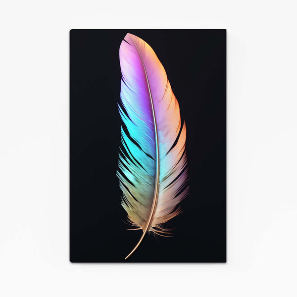 Rainbow Feather Trippy Art | MusaArtGallery™