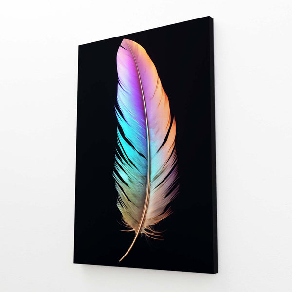 Rainbow Feather Trippy Art | MusaArtGallery™