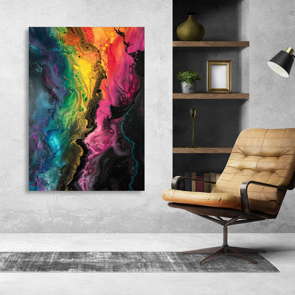 Rainbow Fusion Abstract Art | MusaArtGallery™