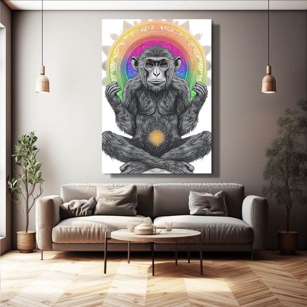 Rainbow Monkey Art