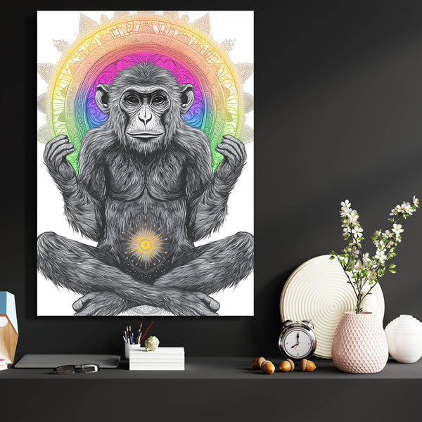 Rainbow Monkey Art