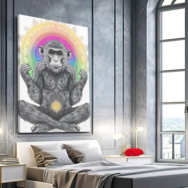 Rainbow Monkey Art