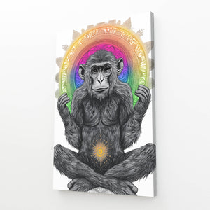Rainbow Monkey Art