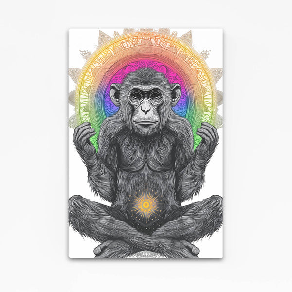 Rainbow Monkey Art