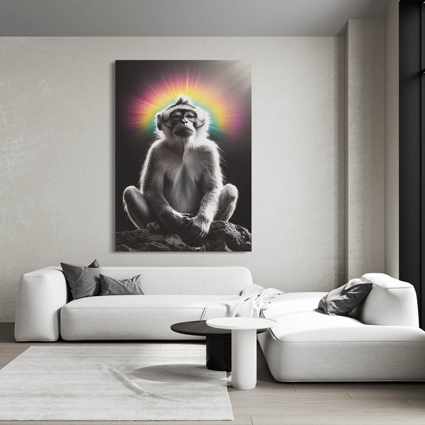 Rainbow Monkey Canvas