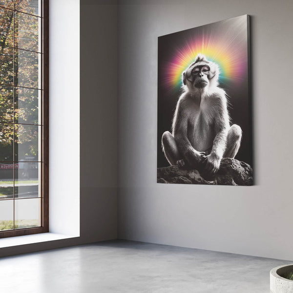 Rainbow Monkey Canvas