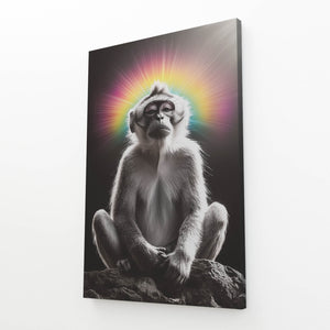 Rainbow Monkey Canvas