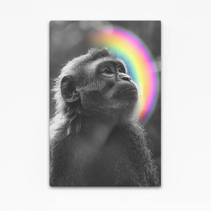 Rainbow Monkey Wall Decor