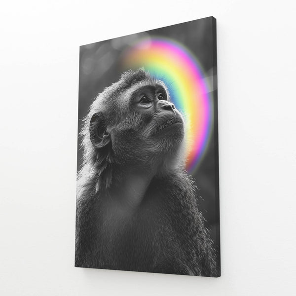 Rainbow Monkey Wall Decor