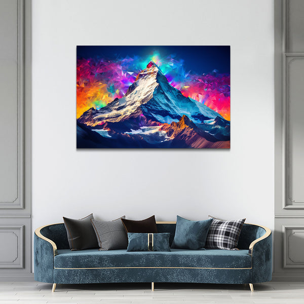 Rainbow Mountain Wall Art | MusaArtGallery™ 