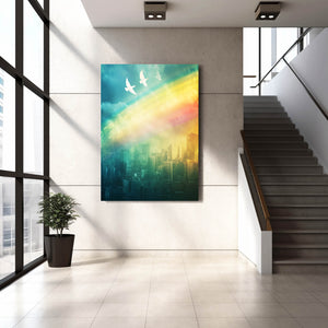 Rainbow Peace Art