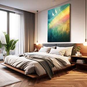 Rainbow Peace Art
