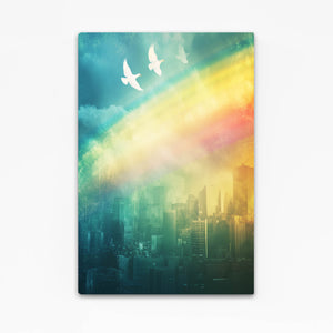 Rainbow Peace Art