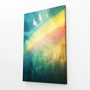 Rainbow Peace Art