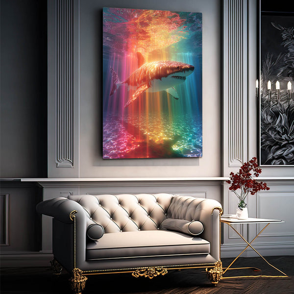 Rainbow Shark Art