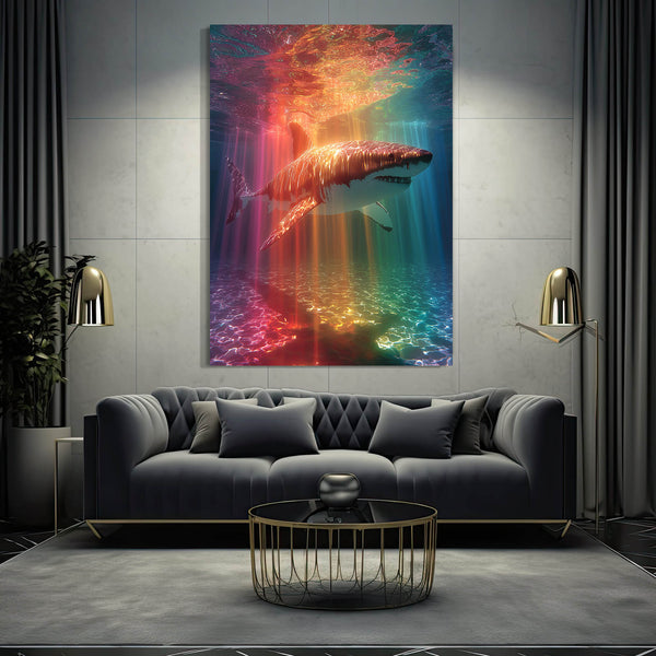 Rainbow Shark Art