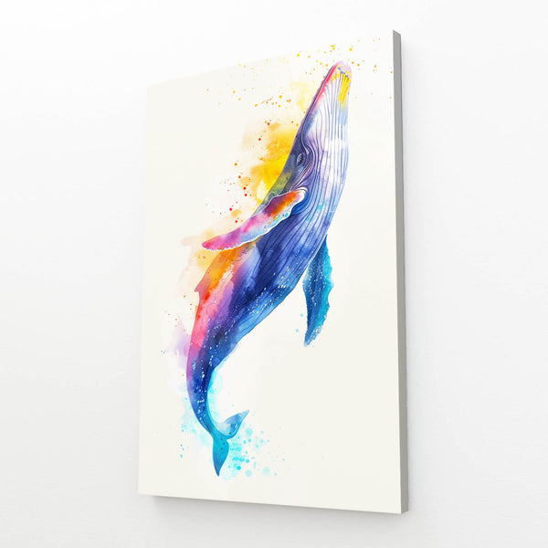 Rainbow Whale Art | MusaArtGallery™