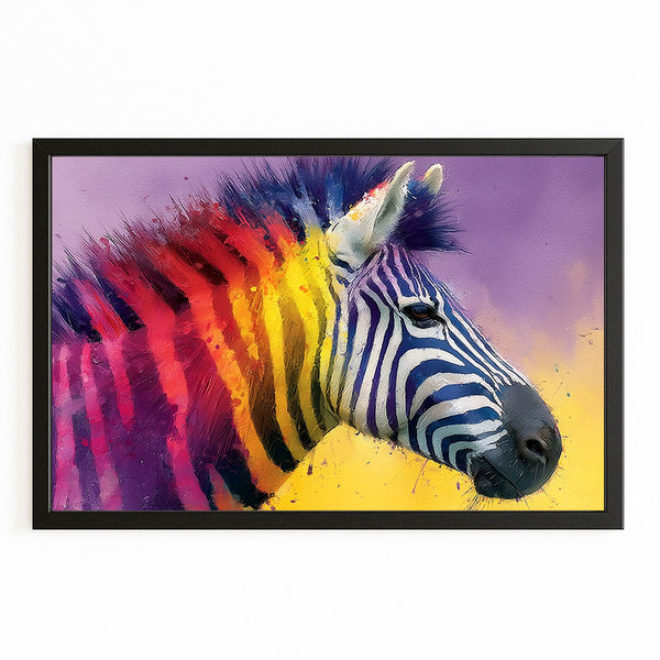 Rainbow Zebra Artwork
