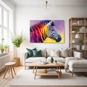 Rainbow Zebra Artwork