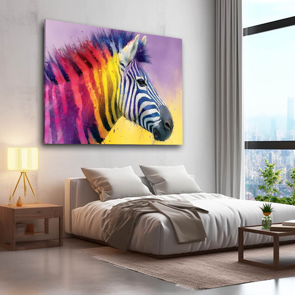 Rainbow Zebra Artwork