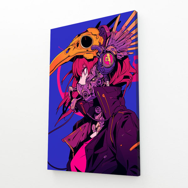 Raven Cyberpunk Art | MusaArtGallery™