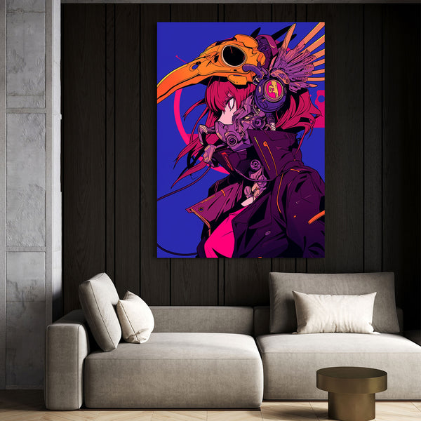 Raven Cyberpunk Art | MusaArtGallery™