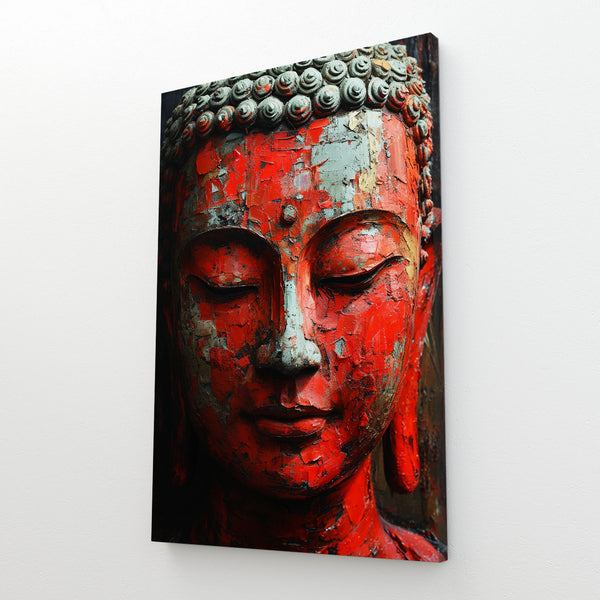 Red Buddha Wall Art | MusaArtGallery™