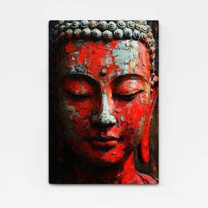 Red Buddha Wall Art | MusaArtGallery™