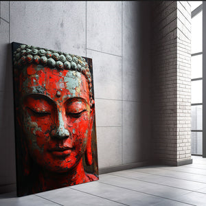Red Buddha Wall Art | MusaArtGallery™