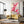 Red Cherry Blossom Branch Wall Art