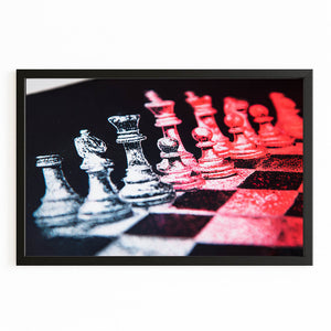 Red Chess Art Prints