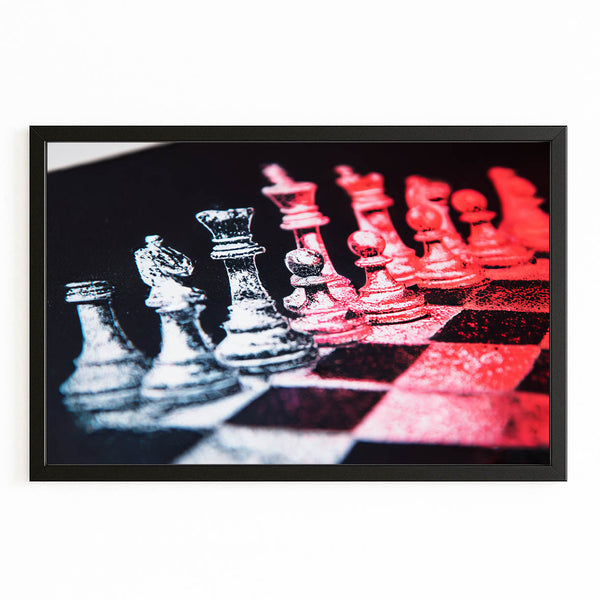 Red Chess Art Prints