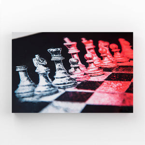 Red Chess Art Prints