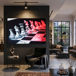 Red Chess Art Prints