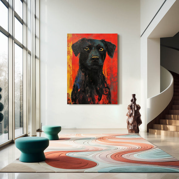 Red Dog Wall Art