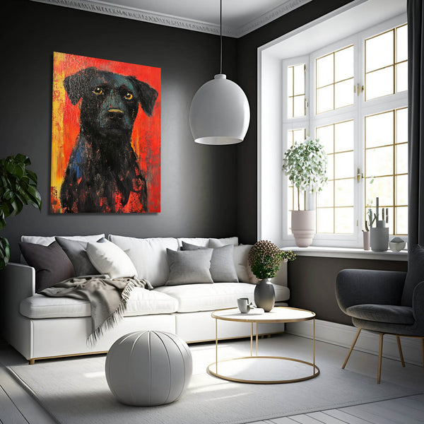 Red Dog Wall Art
