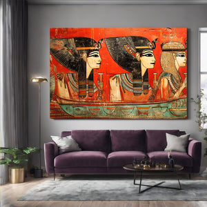 Red Egyptian Art